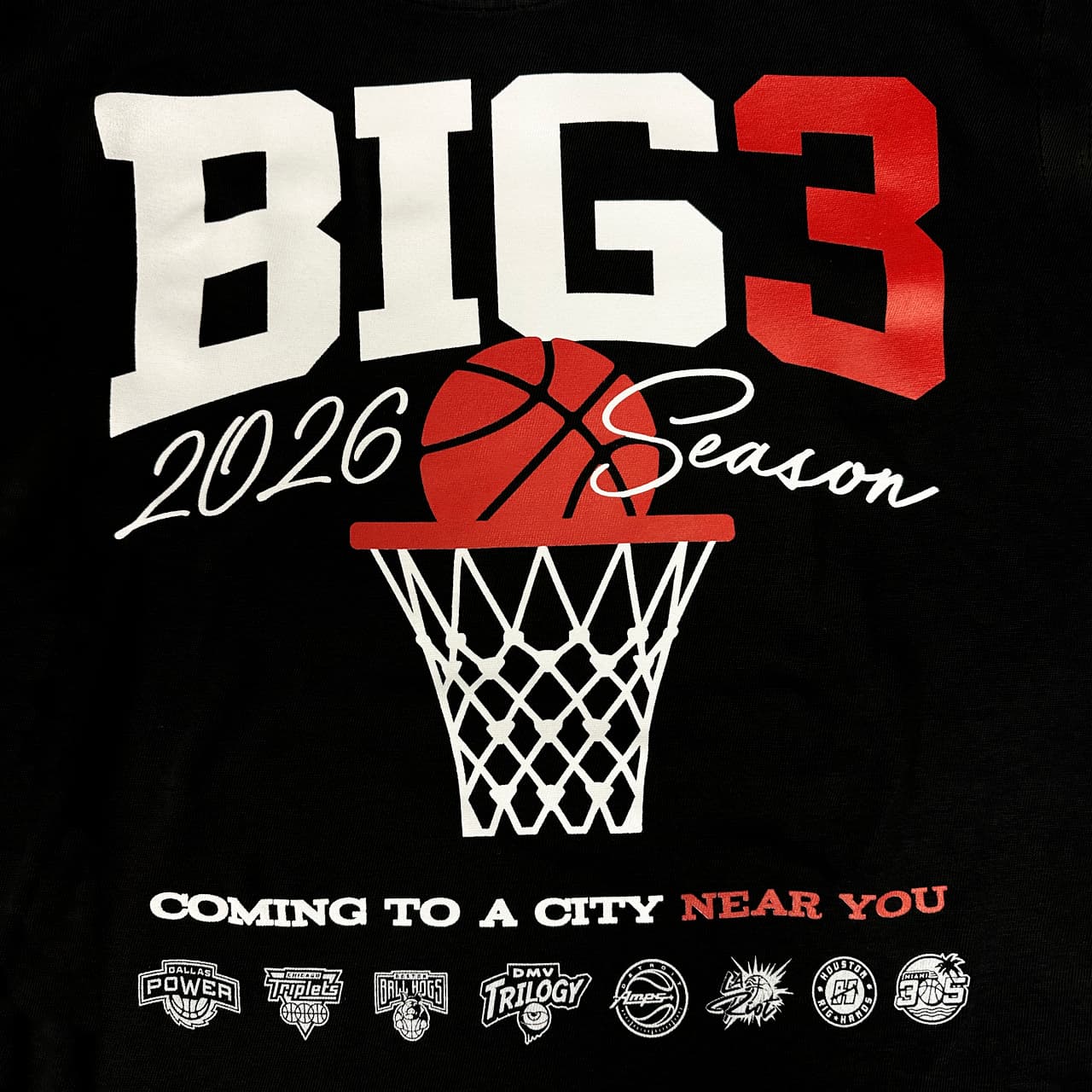 BIG3 2026 Season Tour Shirt