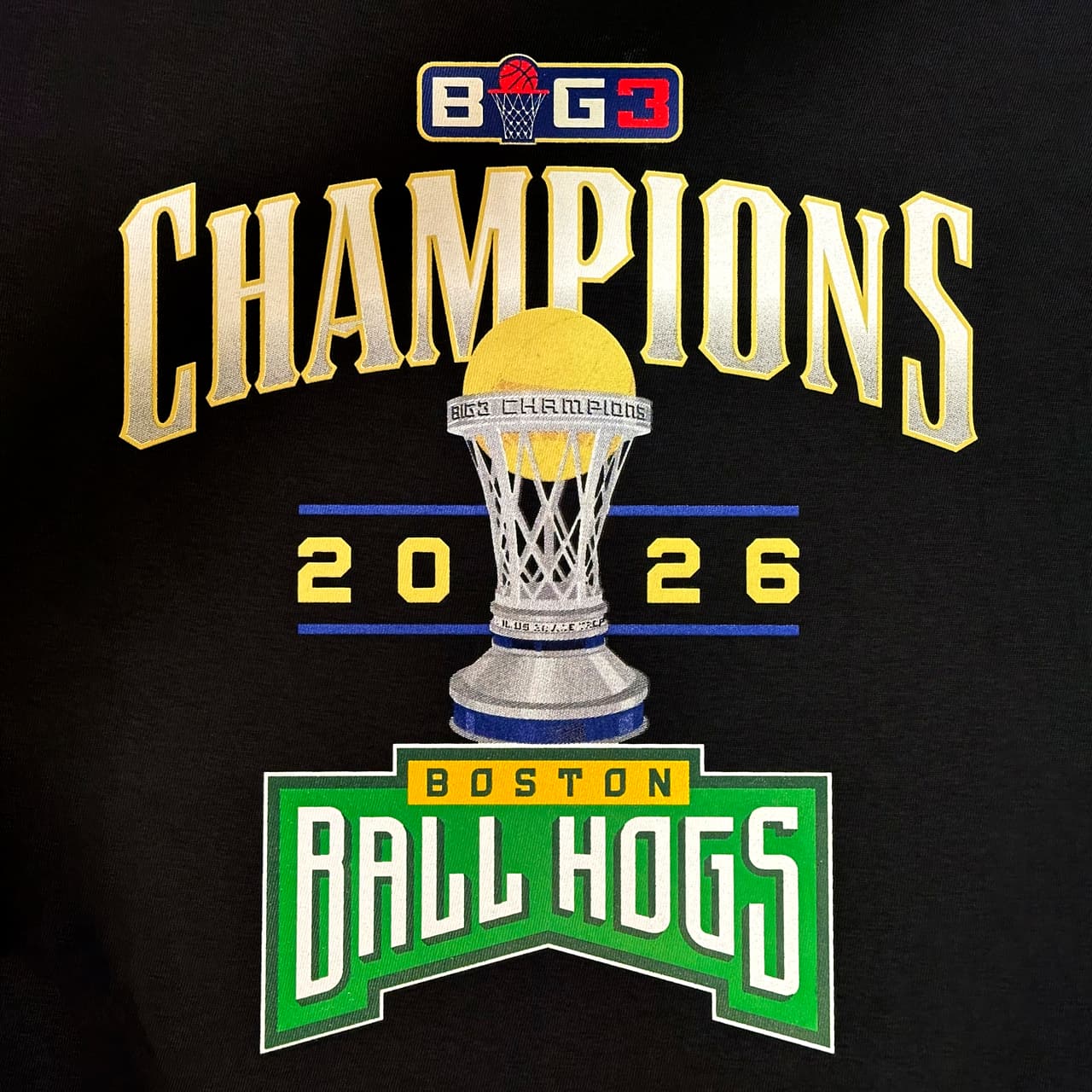 Official Boston Ball Hogs 2026 Championship Shirt