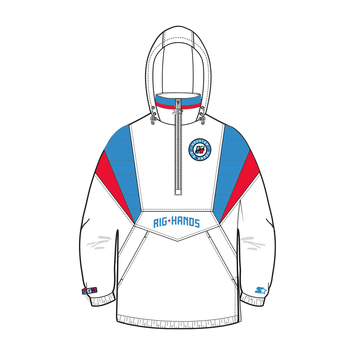 Houston - Starter Sublimated Breakaway Jacket
