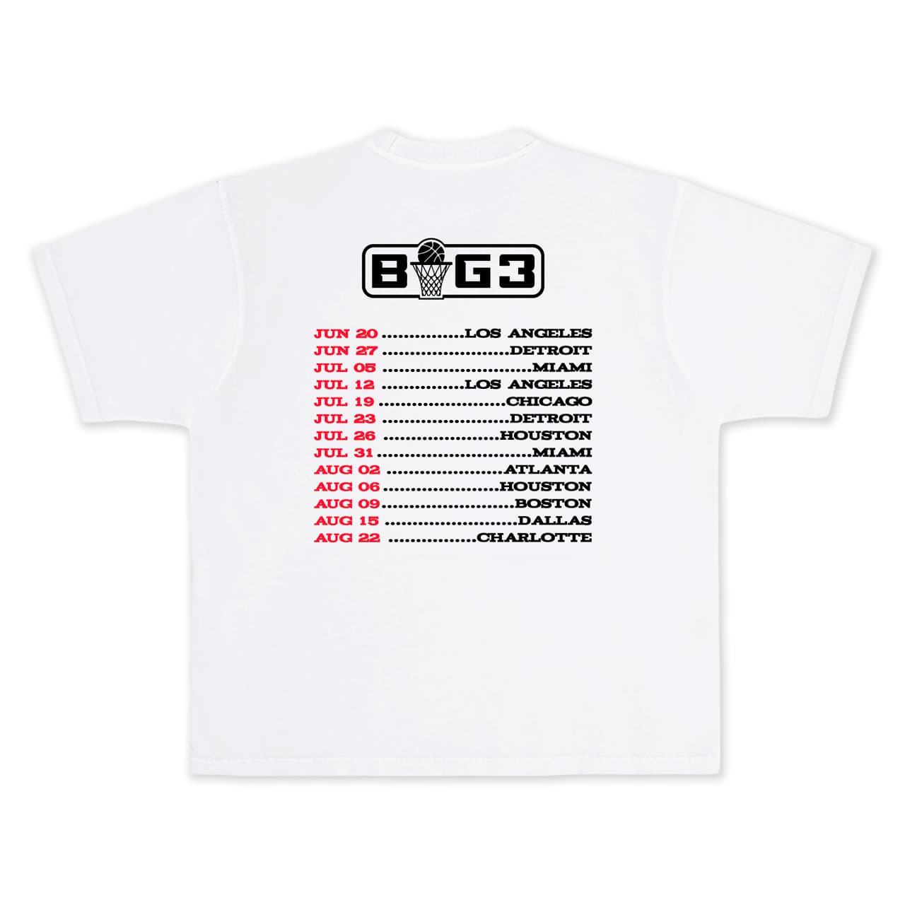 BIG3 2026 Season Tour Shirt